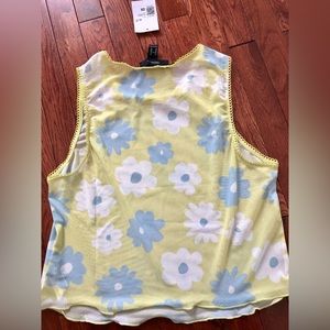 Plus Size Floral Tank Top
